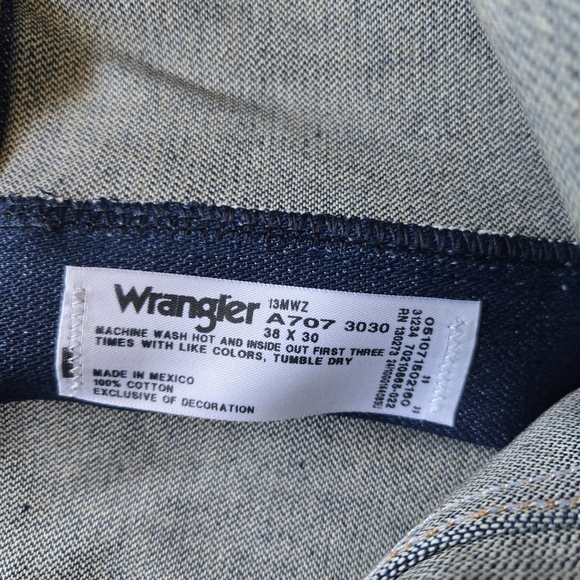 NWT Wrangler Men's 13MWZ Cowboy Cut Original Fit Jeans, 36 x 30, 38 x 30 - Picture 12 of 16